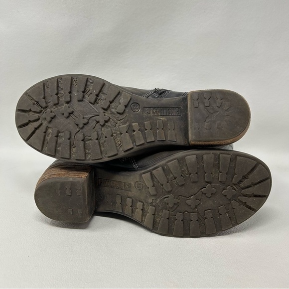 PIKOLINOS Le Mans Biker Boots Burnished Gray Brown Mid-Calf Women’s Sz 38/7.5-8 - Picture 11 of 12